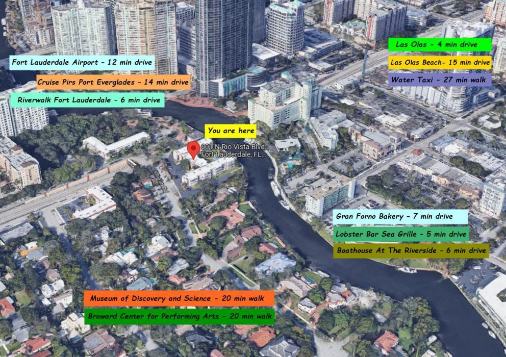 Designer River View Apartments Fort Lauderdale Ngoại thất bức ảnh